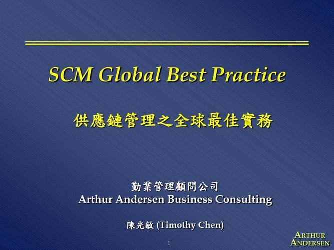 供应链管理-埃森哲_scm_global_best_practice